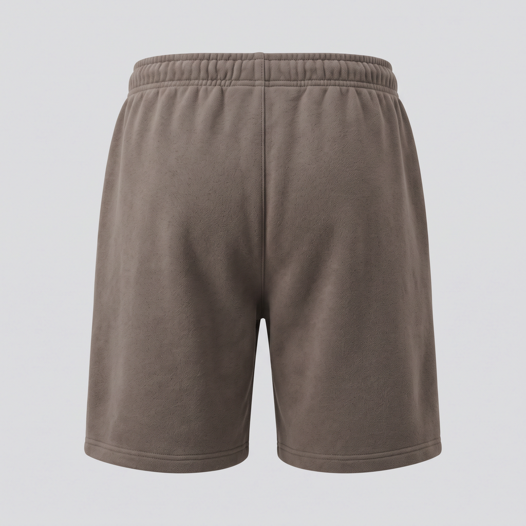Short taupe, vue de dos
